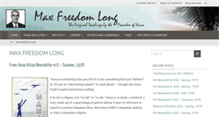Desktop Screenshot of maxfreedomlong.com